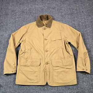 Vintage J.C. Higgins Coat Mens Large Canvas Corduroy Collar Hunting Field 50s